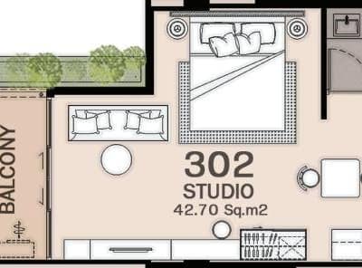 Large Studio 300m from Lamai Beach