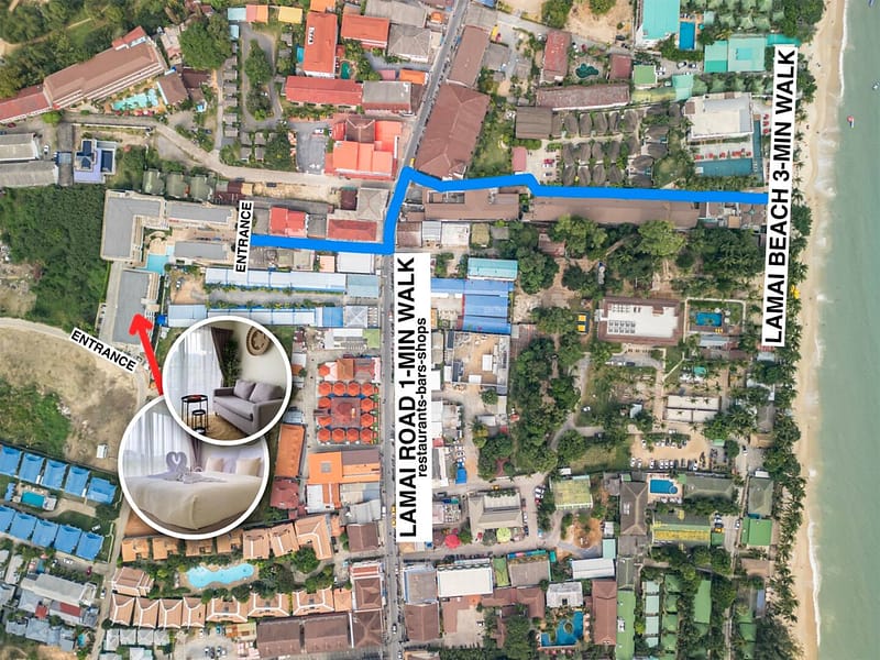 Large Studio 300m from Lamai Beach